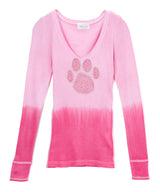 Junior Long Sleeve Top - Paw