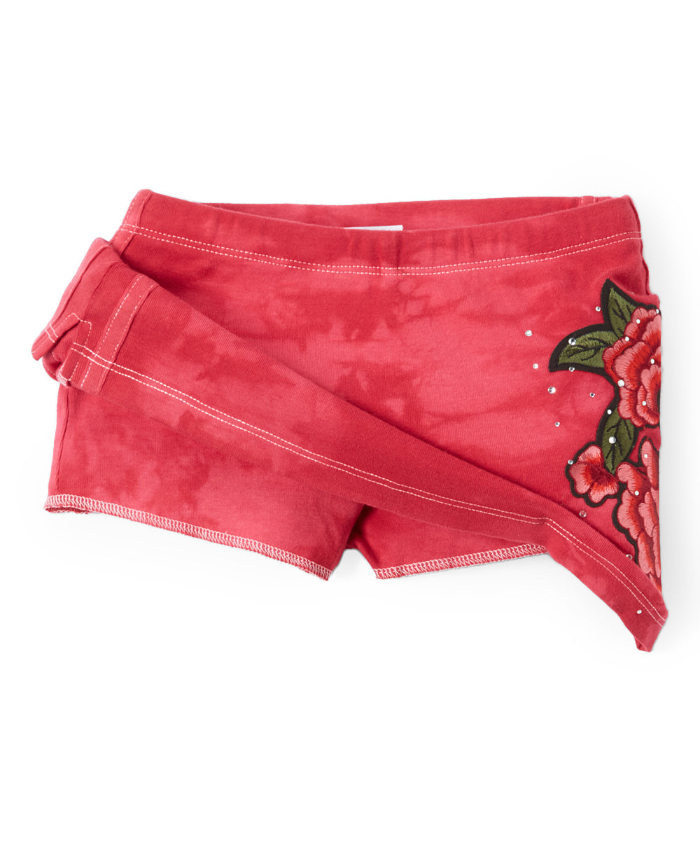 Girls Skort - Shorts Underneath- Flower