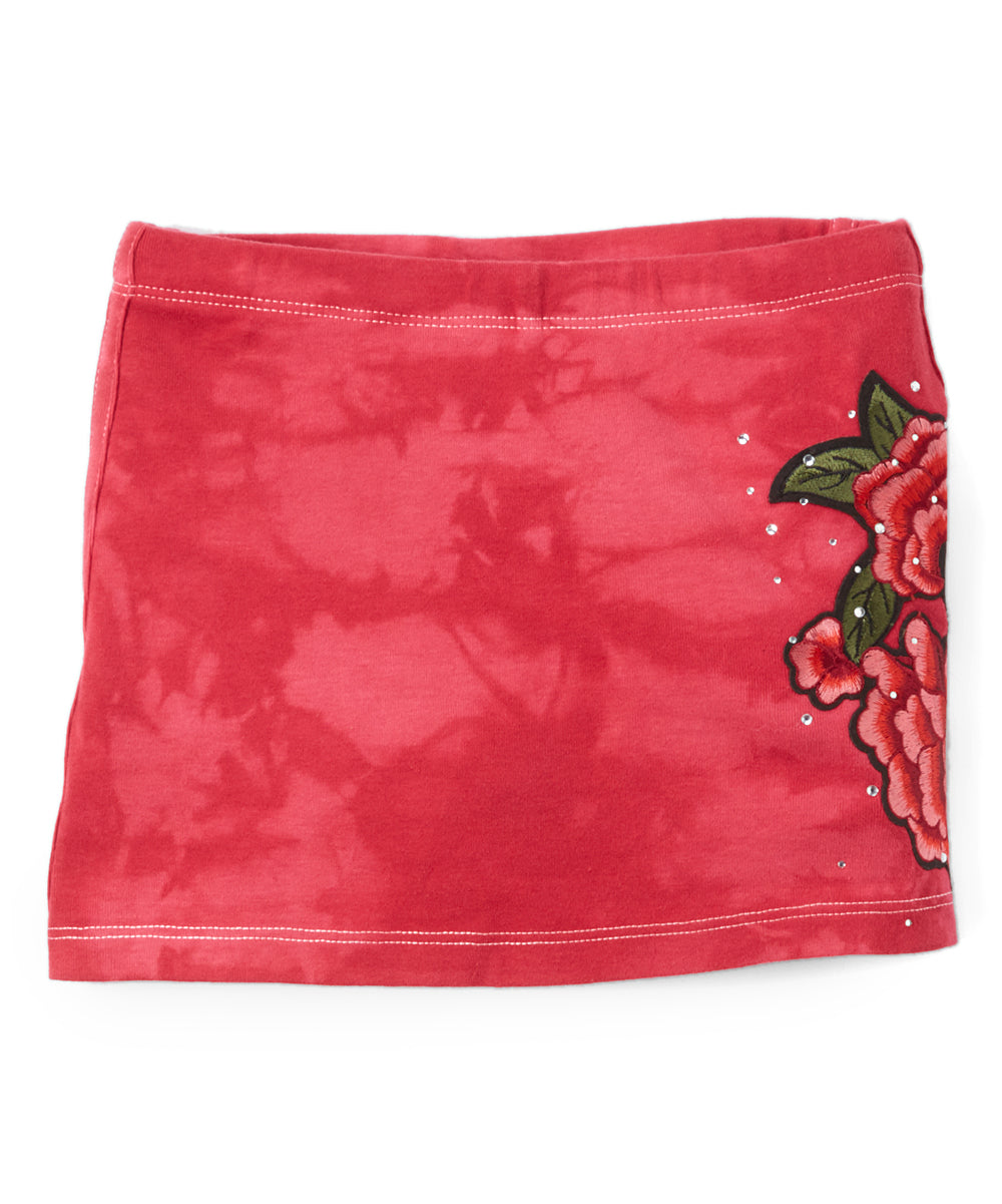 Girls Skort - Shorts Underneath- Flower