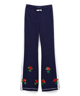 Girls Drawstring Pant - Rosebuds By Glitter Girl