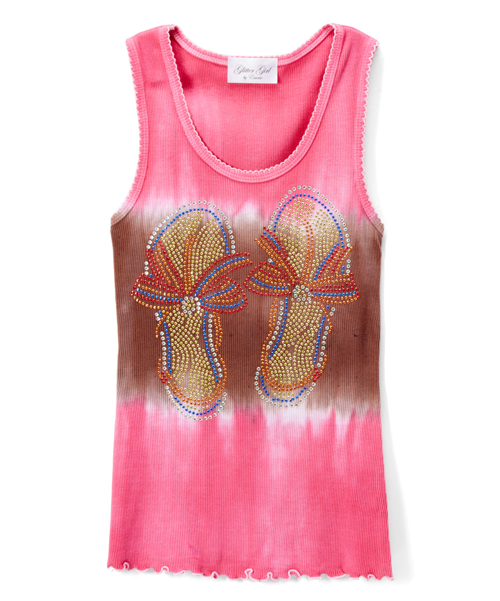 Girls Sleeveless Tank Top - Flip Flops
