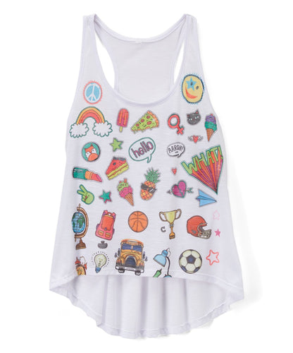 Girls Sleeveless Top - Graphic