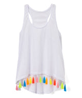 Girls Sleeveless Top - Fringe