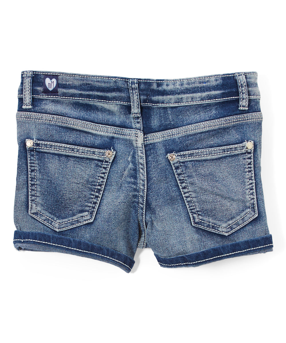 Girls Denim Shorts - Stretch/Cotton By Glitter Girl