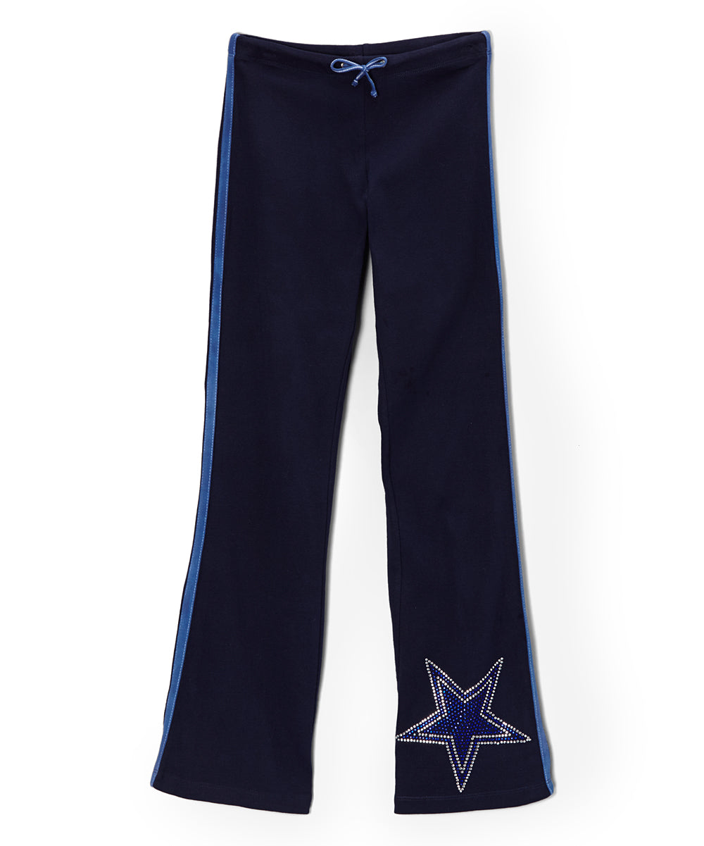 Girls Pant Rhinestone star