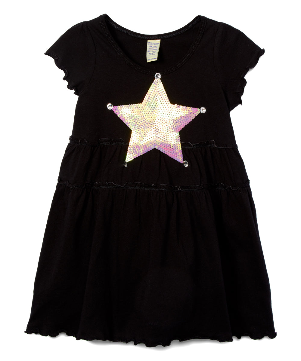 Girls Dress - Sequin Star By Glitter Girl