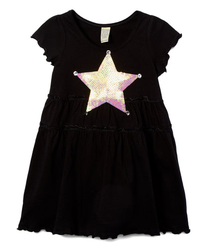 Girls Dress - Sequin Star By Glitter Girl