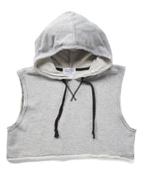 Junior Sleeveless Top-Hoodie