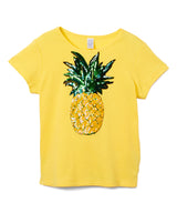 Girls Short Sleeve Top - Pineapple