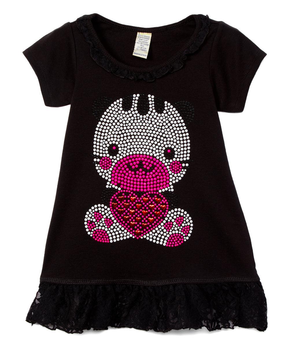 Girls Dress Panda  By Glitter Girl