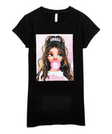 Junior & Girls Top Short Sleeve Bubblegum Girl Tee