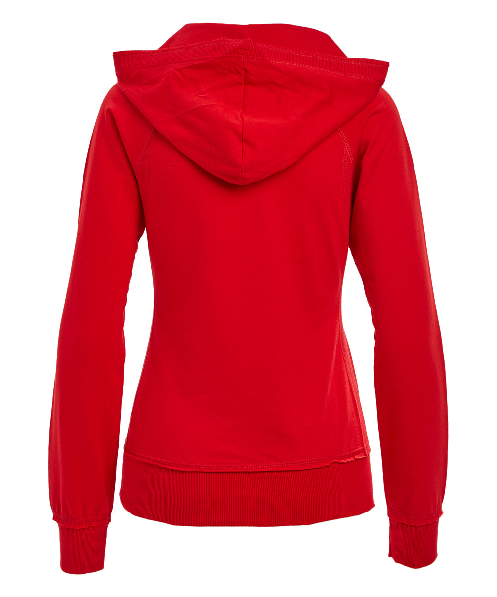 Girls Long Sleeve Top - Zip Up Jacket - Flowers